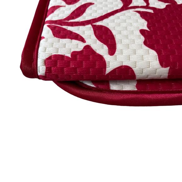 The ORIGINAL Dish Drying Mat XL Holiday Red & White Fall Floral Decor 18x24 NEW - Picture 5 of 15